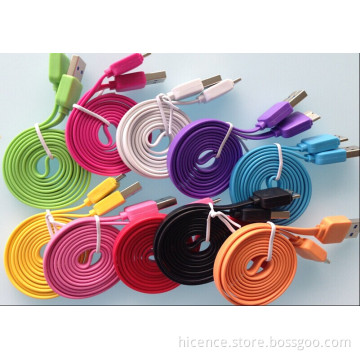 Flat Noodle USB 3.0 Smart Data Cable for Samsung Note 3 N9000